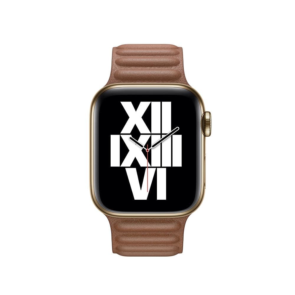 Ремешок Apple для Apple Watch 40mm, Кожа, золотисто-коричневый photo 3
