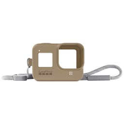 Силиконовый чехол с ремешком GoPro Sleeve + Lanyard для HERO8, песочный photo 4