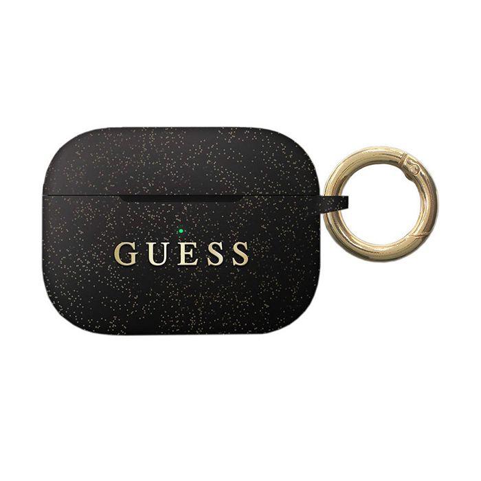 Чехол Guess с кольцом для AirPods Pro, чёрный - 0