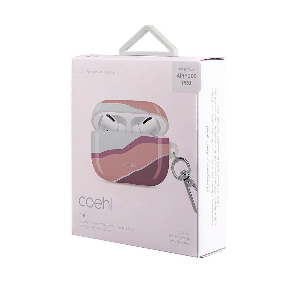 Чехол Uniq COEHL Ciel розовый, для AirPods Pro photo 5