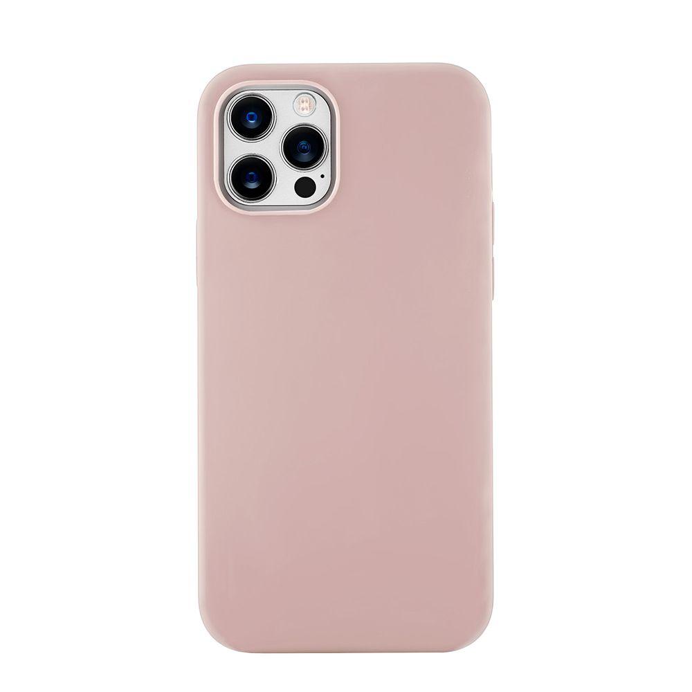 Чехол-накладка uBear Touch Case для iPhone 12 Pro Max, силикон, розовый песок - 0