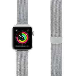 Ремешок Lyambda Capella для Apple Watch 38/40/41mm, Нержавеющая сталь, серебристый— фото №1