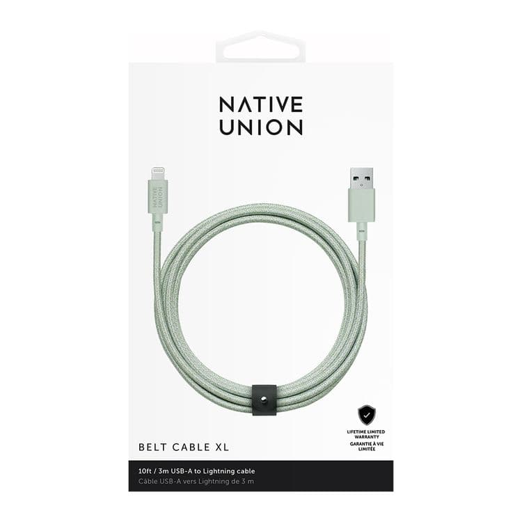 Кабель Native Union USB / Lightning, 3м, зеленый photo 2