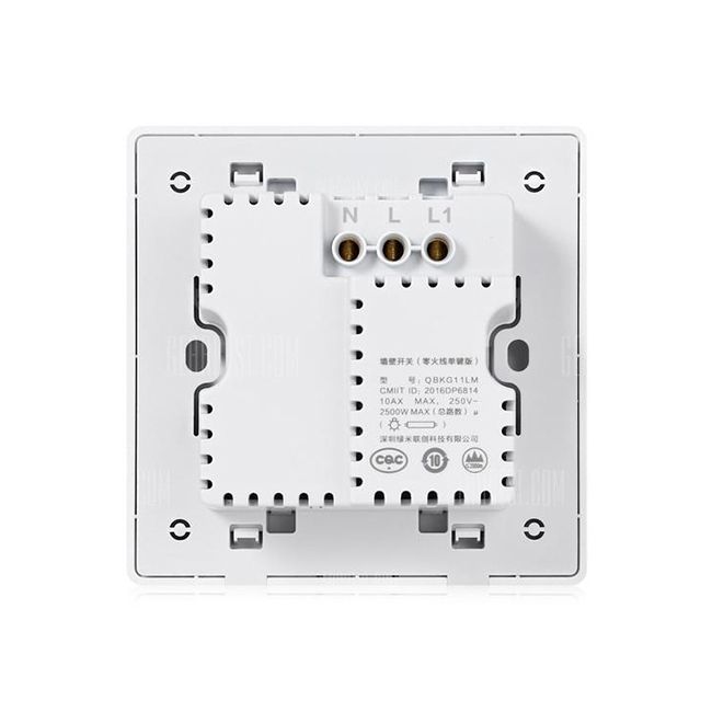 Выключатель настенный Aqara Wall Switch— фото №3