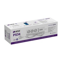 Умный сетевой фильтр HIPER IoT PS34— фото №1