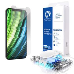 Защитное стекло Whitestone DomeGlass для iPhone 12/12 Pro, с UV-установкой— фото №0
