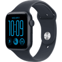 Смарт-часы Apple Watch SE 3 2026 GPS 44mm (корпус - полночный черный, ремешок Sport Band синий, размер S/M)