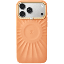 Чехол-накладка PYNANA Starlight Series для iPhone 17 Pro Max, силикон, оранжевый