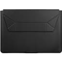 Чехол 14″ Uniq Oslo V.2 PU leather Magnetic Laptop sleeve/foldable, черный