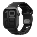 Ремешок Uniq Alton Silicon Strap для Apple Watch 40mm/41mm/42mm, силикон, черный