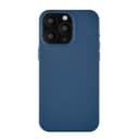 Чехол-накладка uBear Capital Case для iPhone 15 Pro, кожа, синий