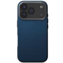 Чехол-накладка Uniq Lyden DS для iPhone 17 Pro Max, экокожа, синий/серый