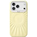 Чехол-накладка PYNANA Starlight Series для iPhone 17 Pro, экокожа, желтый