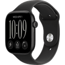 Смарт-часы Apple Watch Series 12 GPS 46mm (корпус - черный, ремешок Sport Band черный, размер S/M)