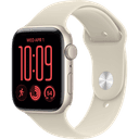 Смарт-часы Apple Watch SE 3 2026 GPS 44mm (корпус - сияющая звезда, ремешок Sport Band песочный, размер S/M)