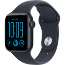 Смарт-часы Apple Watch SE 3 2026 GPS 40mm (корпус - полночный черный, ремешок Sport Band синий, размер M/L)