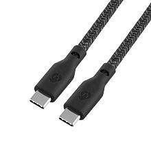 Кабель uBear Trend USB-C / USB-C, 60Вт 1,2м, черный - 1