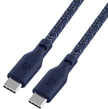 Кабель uBear Trend USB-C / USB-C, 60Вт 1,2м, синий - 1
