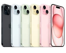Смартфон Apple iPhone 15 Plus nano SIM+eSIM 128GB, желтый (Yellow) - 3