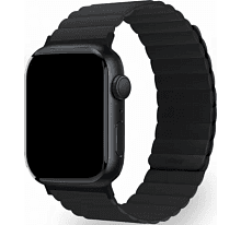 Ремешок uBear Mode для Apple Watch 42mm/44mm/45mm/49mm, M/L, силикон, черный - 0