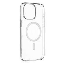 Чехол-накладка Synora Mag Clear Case для iPhone 13, полиуретан, прозрачный - 0