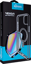 Чехол-накладка Synora Mag Clear Case для iPhone 14, полиуретан, прозрачный - 3