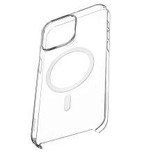 Чехол-накладка Synora Mag Clear Case для iPhone 15 Pro Max, полиуретан, прозрачный - 1