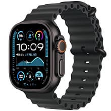 Смарт-часы Apple Watch Ultra 2 GPS + Cellular 49mm (корпус - черный титан, браслет Ocean Band черный, размер One Size) - 0