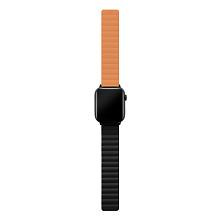 Ремешок uBear Mode для Apple Watch 42mm/44mm/45mm/49mm, M/L, силикон, черный/оранжевый - 2