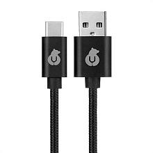 Кабель uBear Cord USB-C / USB-A, 2A 1,2м, черный - 0