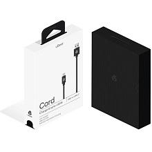 Кабель uBear Cord USB-C / USB-A, 2A 1,2м, черный - 1
