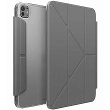 Чехол-книжка Uniq Camden Click для iPad Pro 11 (2024), поликарбонат, серый - 0