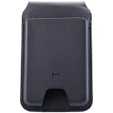Кардхолдер Magssory Geotag Magnetic Find My Flip Wallet MagSafe, экокожа, черный - 0
