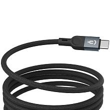 Кабель Asynora магнитный USB data cable USB-C / USB-C, 5A, 100Вт 1м, черный - 3