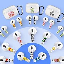 Чехол и наклейки Asynora Spray Paint Smile, для AirPods 4/4 ANC - 2