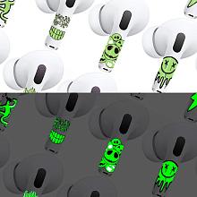 Чехол и наклейки Asynora Glow Butterfly, для AirPods 2 - 2