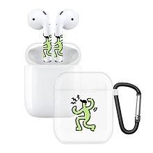 Чехол и наклейки Asynora Glow Man, для AirPods 2 - 0