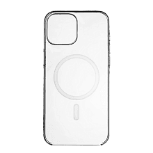 Чехол-накладка Asynora Mag Clear Case для iPhone 15 Pro Max, полиуретан, прозрачный - 0