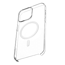 Чехол-накладка Asynora Mag Clear Case для iPhone 15 Pro Max, полиуретан, прозрачный - 1