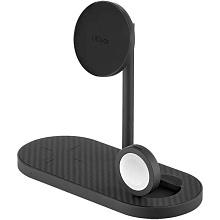 Зарядное устройство беспроводное uBear Stage Pro Kevlar, 30Вт, черный - 0