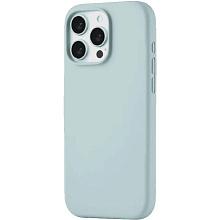 Чехол-накладка uBear Touch Mag Case для iPhone 16 Pro Max, силикон, мятный - 0