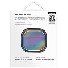 Чехол Uniq Iridescia (holographic) полночный кварц, для AirPods 4/4 ANC - 3
