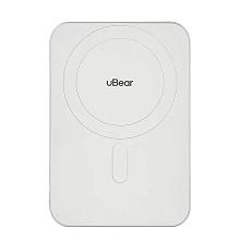 Внешний аккумулятор uBear Slide Magnetic Qi2 10000 мАч, белый - 0