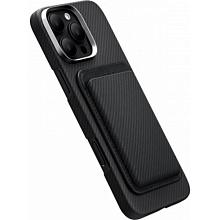 Кардхолдер Pitaka с MagSafe, кевлар, черный - 1