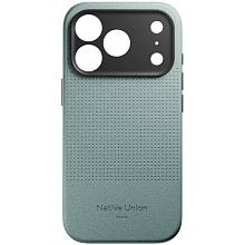 Чехол-накладка Native Union ACTIVE для iPhone 17 Pro, экокожа, зеленый - 0