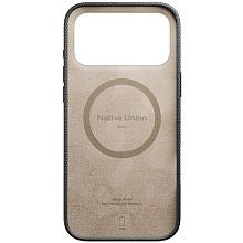 Чехол-накладка Native Union CLASSIC для iPhone 17 Pro Max, экокожа, черный - 2