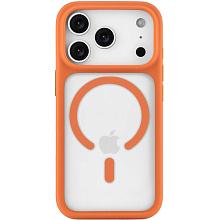 Чехол-накладка uBear Shade для iPhone 17 Pro, полиуретан, оранжевый - 0