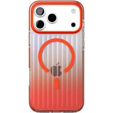 Чехол-накладка VLP Pulse Case для iPhone 17 Pro Max, полиуретан/алюминий, оранжевый - 0