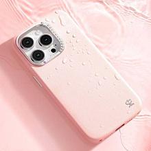 Чехол-накладка PYNANA Starry для iPhone 16 Pro Max, экокожа, розовый - 1