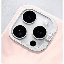 Чехол-накладка PYNANA Starlight для iPhone 16 Pro Max, экокожа, розовый - 2